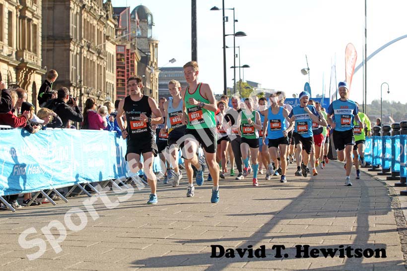 Start of the 2012 BUPA Great North 5k.